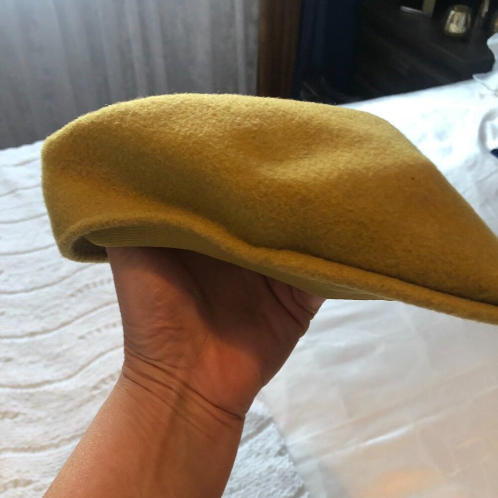 KANGOL Great Britain 100% Wool Cabbie / Newsboy Flat Cap - Picture 7 of 7